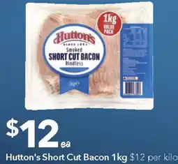 Ritchies Hutton's Short Cut Bacon offer