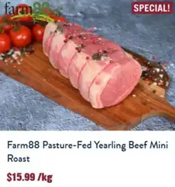 Tasman Butchers Farm88 Pasture-Fed Yearling Beef Mini Roast offer
