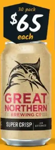 Cellarbrations Great Northern Super Crisp Block Cans offer