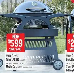Barbeques Galore Ziggy Classic Triple LPG BBQ offer