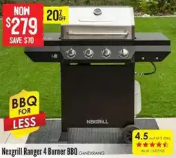 Barbeques Galore Nexgrill Ranger offer