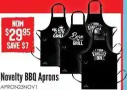 Barbeques Galore Novelty BBQ Aprons offer