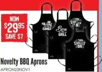 Barbeques Galore Novelty BBQ Aprons offer