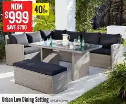 Barbeques Galore Urban Low Dining Setting offer