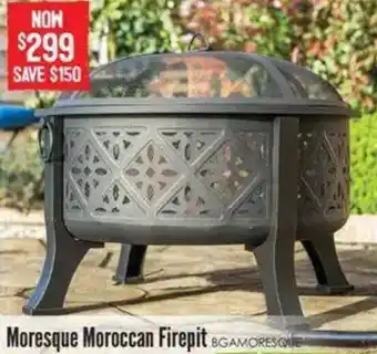 Barbeques Galore Moresque Moroccan Firepit offer