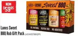Barbeques Galore Lanes Sweet BBQ Rub Gift Pack offer