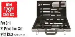 Barbeques Galore Pro Grill 21 Piece Tool Set with Case offer
