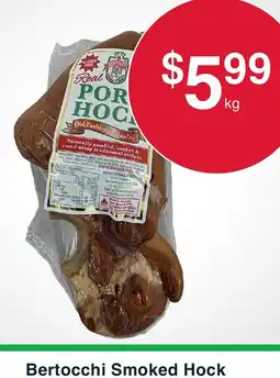 Australian Butchers Store Bertocchi Smoked Hock offer