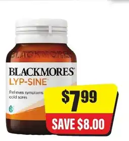 Chemist Discount Centre Blackmores lyp-sine offer