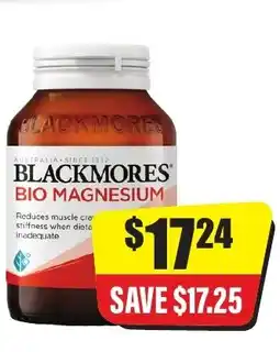 Chemist Discount Centre Blackmores bio magnesium offer