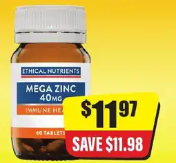 Chemist Discount Centre Ethical nutrients immune health offer
