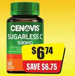 Chemist Discount Centre Cenovis sugarless c offer