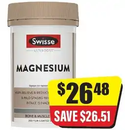 Chemist Discount Centre Swisse magnesium offer
