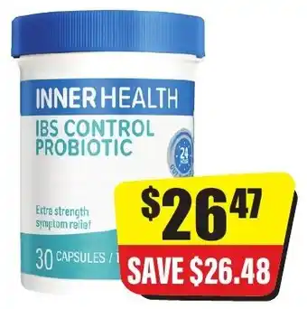 Chemist Discount Centre Inner health ibs control probiotic offer