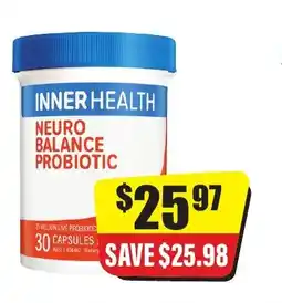 Chemist Discount Centre Inner health neuro balance probiotic offer