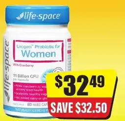 Chemist Discount Centre life-space Urogen Probiotic for Women offer