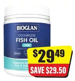 Chemist Discount Centre Bioglan odourless fish oil offer