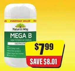 Chemist Discount Centre Nature's way mega b offer