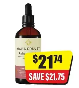 Chemist Discount Centre Wanderlust Ashwagandha offer