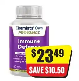 Chemist Discount Centre Chemists' own provance immune defence offer