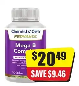 Chemist Discount Centre Chemists' own provance mega b complex offer
