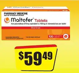 Chemist Discount Centre Maltofer offer