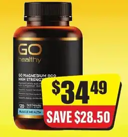 Chemist Discount Centre Go healthy go magnesium high strength offer