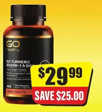 Chemist Discount Centre Go healthy GO TURMERIC offer