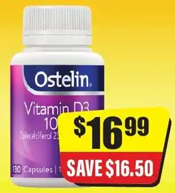 Chemist Discount Centre Ostelin Vitamin D3 10 offer