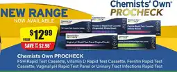 Chemist Discount Centre Chemists Own PROCHECK offer