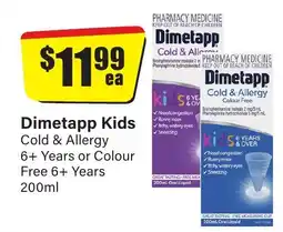 Chemist Discount Centre Dimetapp Kids offer