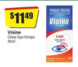Chemist Discount Centre Visine offer