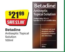 Chemist Discount Centre Betadine offer