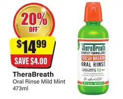 Chemist Discount Centre TheraBreath offer