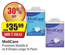 Chemist Discount Centre MoliCare offer