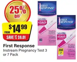 Chemist Discount Centre First Response offer