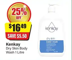 Chemist Discount Centre Kenkay Dry Skin Body Wash offer