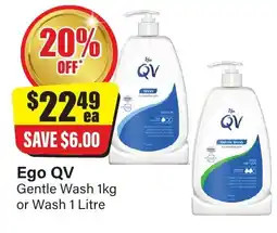 Chemist Discount Centre Ego QV Gentle Wash offer
