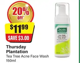Chemist Discount Centre Thursday Plantation offer
