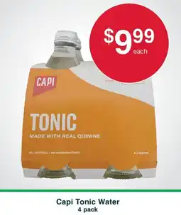 Australian Butchers Capi Tonic Water offer