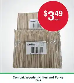Australian Butchers Compak Wooden Knifes and Forks offer