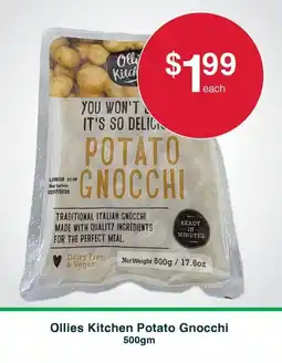 Australian Butchers Ollies Kitchen Potato Gnocchi offer