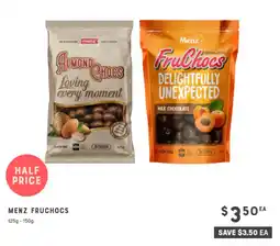 Adelaide's finest Menz fruchocs offer