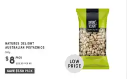 Adelaide's finest Natures delight australian pistachios offer