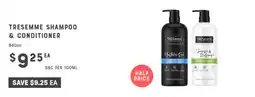 Adelaide's finest Tresemme shampoo & conditioner offer