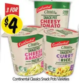 NQR Continental Classics Snack Pots offer