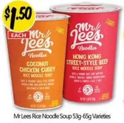 NQR Mr Lees Rice Noodle Soup offer