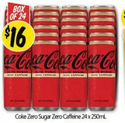 NQR Coke Zero Sugar Zero Caffeine offer