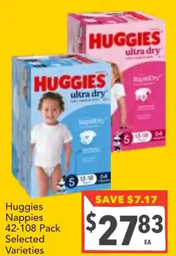 Supa Valu Huggies Nappies offer