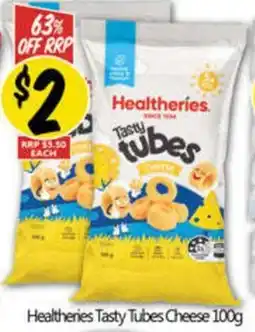 NQR Healtheries Tasty Tubes Cheese offer